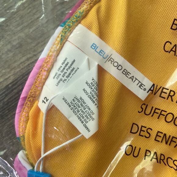 Blue Rod Beattie Fantasy Island Halter Triangle Bikini Top - Picture 5 of 8